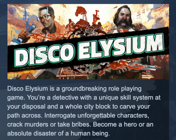Disco Elysium Short Description